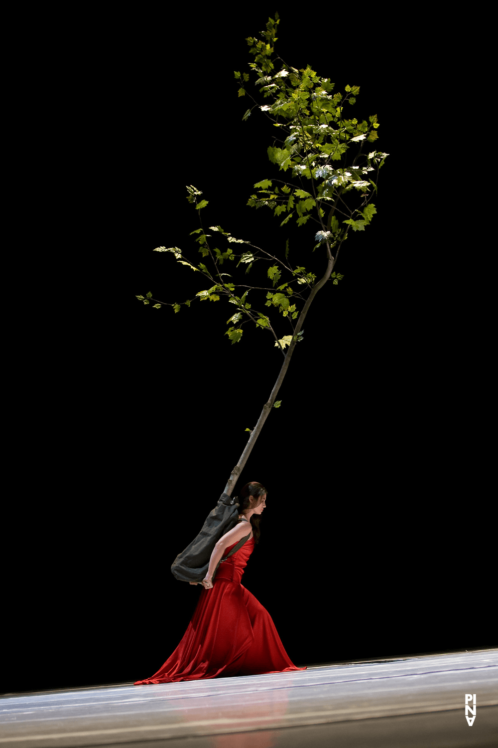 Clémentine Deluy in “"... como el musguito en la piedra, ay si, si, si ..." (Like Moss on the Stone)” by Pina Bausch with Tanztheater Wuppertal at Opernhaus Wuppertal (Germany), June 11, 2009