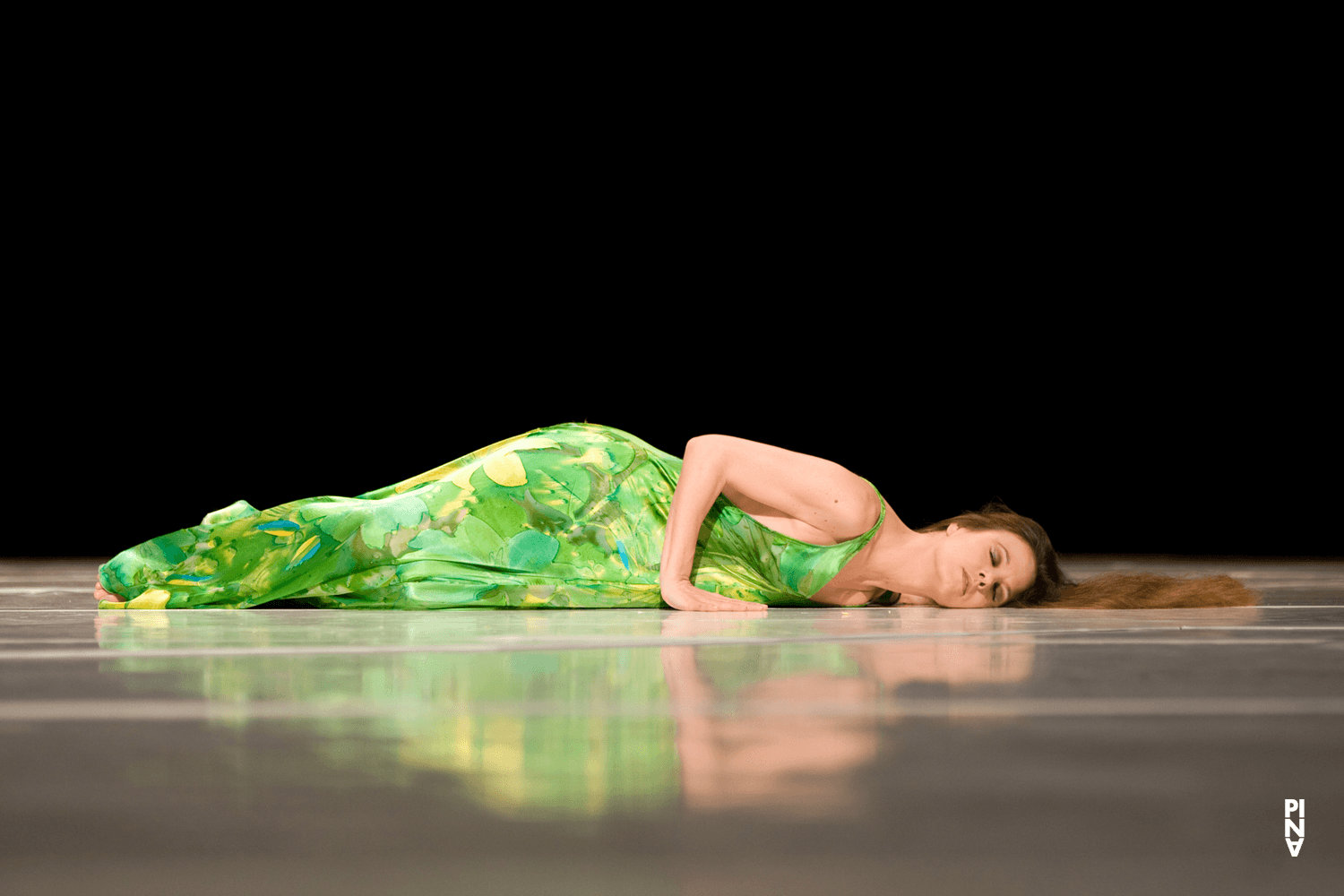 Thusnelda Mercy in “"... como el musguito en la piedra, ay si, si, si ..." (Like Moss on the Stone)” by Pina Bausch with Tanztheater Wuppertal at Opernhaus Wuppertal (Germany), June 11, 2009