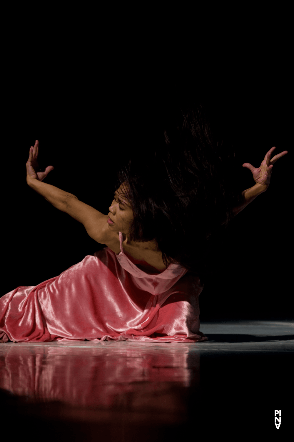 Ditta Miranda Jasjfi in “"... como el musguito en la piedra, ay si, si, si ..." (Like Moss on the Stone)” by Pina Bausch with Tanztheater Wuppertal at Opernhaus Wuppertal (Germany), June 11, 2009
