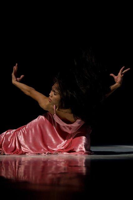 Ditta Miranda Jasjfi in “"... como el musguito en la piedra, ay si, si, si ..." (Like Moss on the Stone)” by Pina Bausch with Tanztheater Wuppertal at Opernhaus Wuppertal (Germany), June 11, 2009