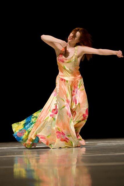 Anna Wehsarg in “"... como el musguito en la piedra, ay si, si, si ..." (Like Moss on the Stone)” by Pina Bausch with Tanztheater Wuppertal at Opernhaus Wuppertal (Germany), June 11, 2009