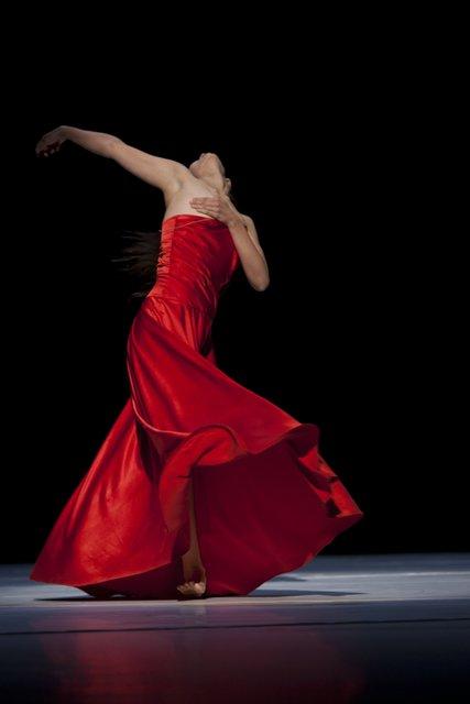 Clémentine Deluy in “"... como el musguito en la piedra, ay si, si, si ..." (Like Moss on the Stone)” by Pina Bausch with Tanztheater Wuppertal at Opernhaus Wuppertal (Germany), June 2, 2011