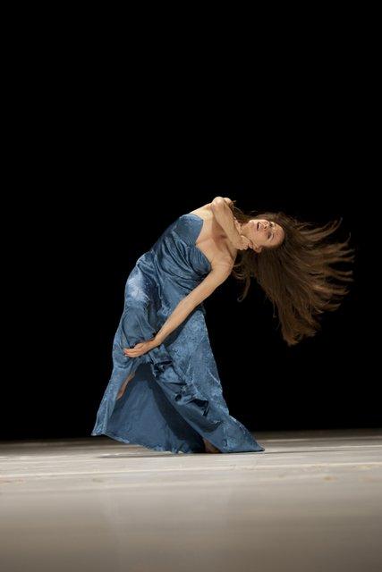 Thusnelda Mercy in “"... como el musguito en la piedra, ay si, si, si ..." (Like Moss on the Stone)” by Pina Bausch with Tanztheater Wuppertal at Opernhaus Wuppertal (Germany), June 2, 2011