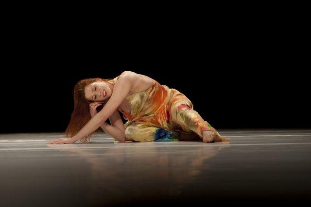 Anna Wehsarg in “"... como el musguito en la piedra, ay si, si, si ..." (Like Moss on the Stone)” by Pina Bausch with Tanztheater Wuppertal at Opernhaus Wuppertal (Germany), June 2, 2011