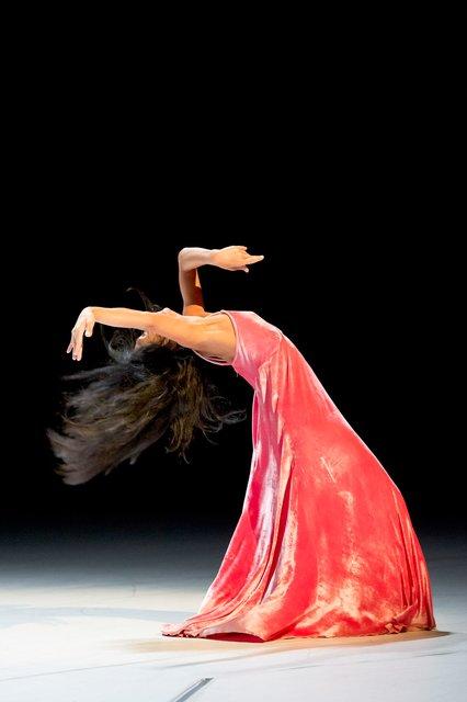 Ditta Miranda Jasjfi in “"... como el musguito en la piedra, ay si, si, si ..." (Like Moss on the Stone)” by Pina Bausch with Tanztheater Wuppertal at Théâtre de la Ville Paris (France), June 21, 2011