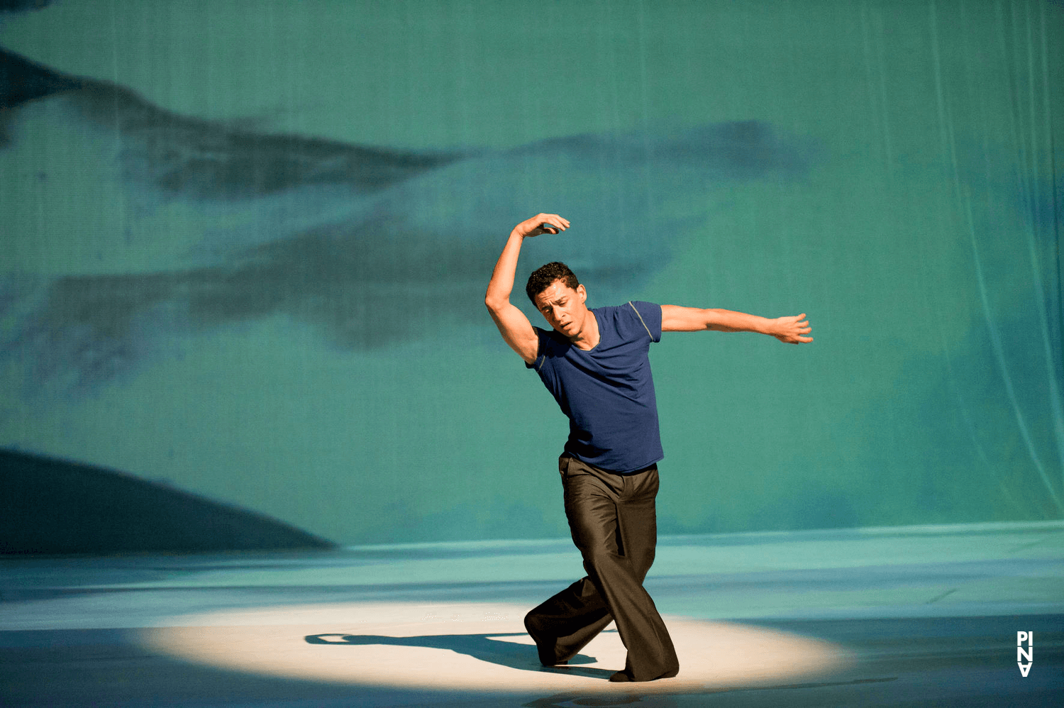 Fernando Suels Mendoza in “"... como el musguito en la piedra, ay si, si, si ..." (Like Moss on the Stone)” by Pina Bausch with Tanztheater Wuppertal at Théâtre de la Ville Paris (France), June 21, 2011