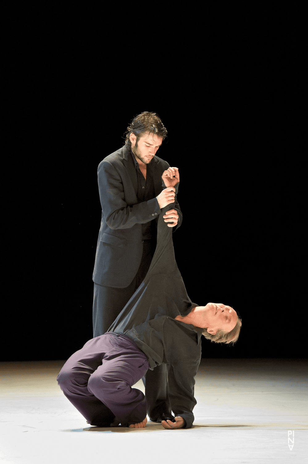 Dominique Mercy and Pablo Aran Gimeno in “"... como el musguito en la piedra, ay si, si, si ..." (Like Moss on the Stone)” by Pina Bausch with Tanztheater Wuppertal at Théâtre de la Ville Paris (France), June 21, 2011