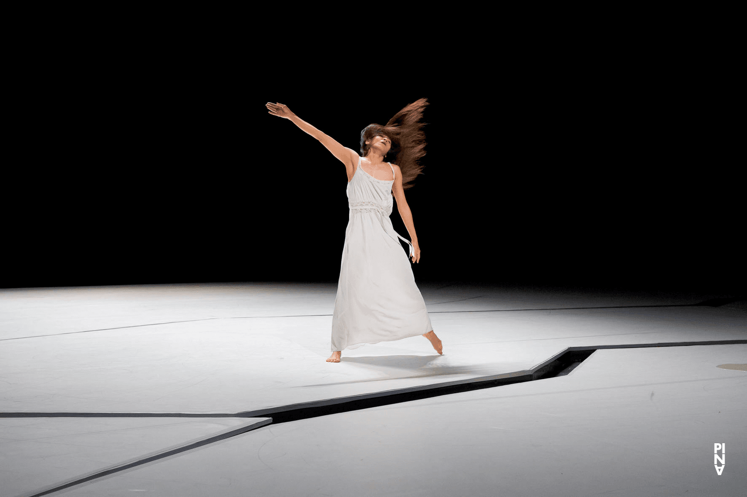 Tsai-Chin Yu in “"... como el musguito en la piedra, ay si, si, si ..." (Like Moss on the Stone)” by Pina Bausch with Tanztheater Wuppertal at Théâtre de la Ville Paris (France), June 21, 2011