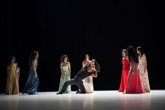 “"... como el musguito en la piedra, ay si, si, si ..." (Like Moss on the Stone)” by Pina Bausch with Tanztheater Wuppertal at Opernhaus Wuppertal (Germany), Sept. 25, 2014