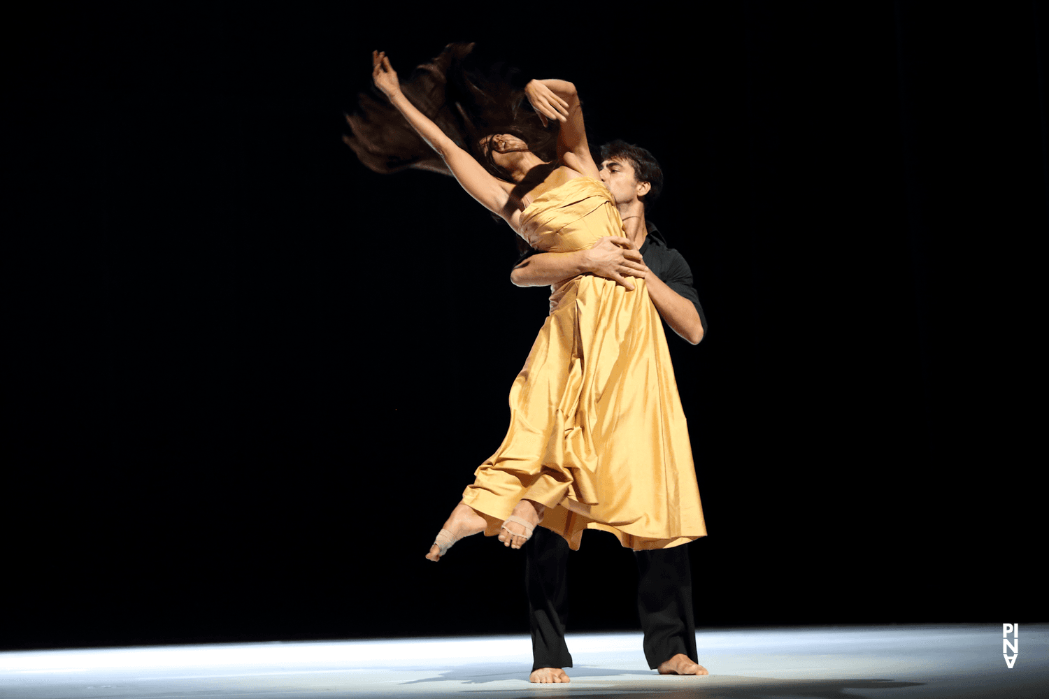 Damiano Ottavio Bigi and Silvia Farias Heredia in “"... como el musguito en la piedra, ay si, si, si ..." (Like Moss on the Stone)” by Pina Bausch with Tanztheater Wuppertal, Oct. 2, 2019