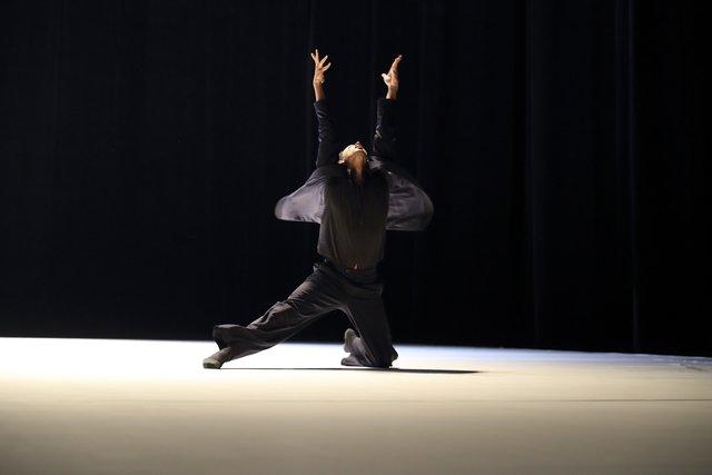 Jonathan Fredrickson in “"... como el musguito en la piedra, ay si, si, si ..." (Like Moss on the Stone)” by Pina Bausch with Tanztheater Wuppertal, Oct. 2, 2019