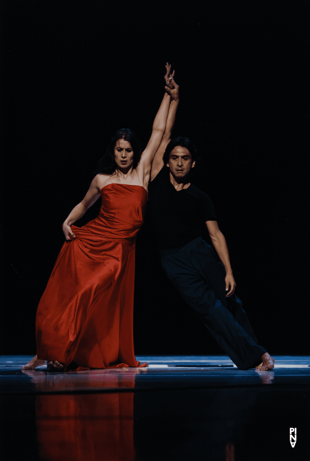 Eddie Martinez and Clémentine Deluy in “"... como el musguito en la piedra, ay si, si, si ..." (Like Moss on the Stone)” by Pina Bausch