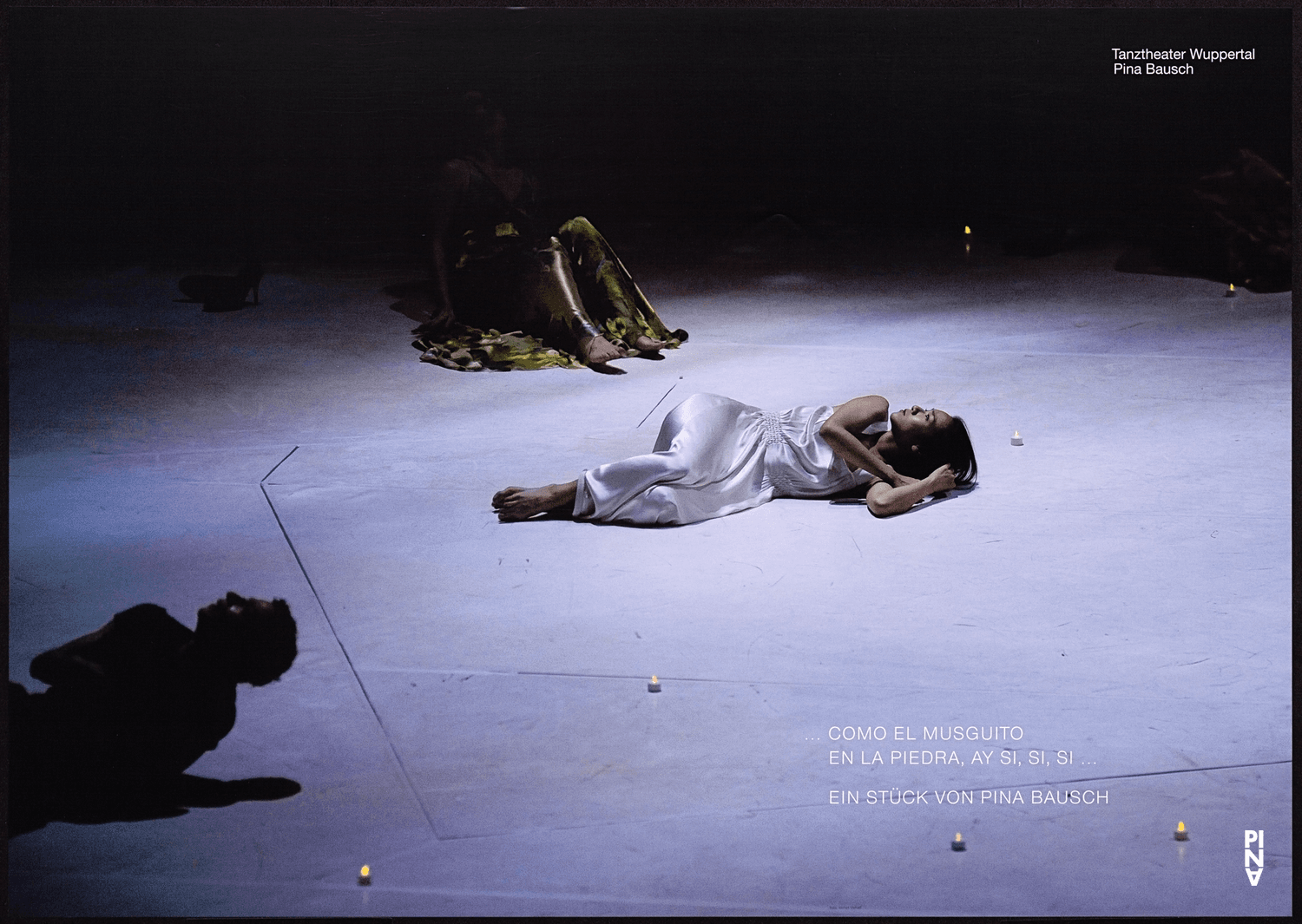 Poster for “"... como el musguito en la piedra, ay si, si, si ..." (Like Moss on the Stone)” by Pina Bausch