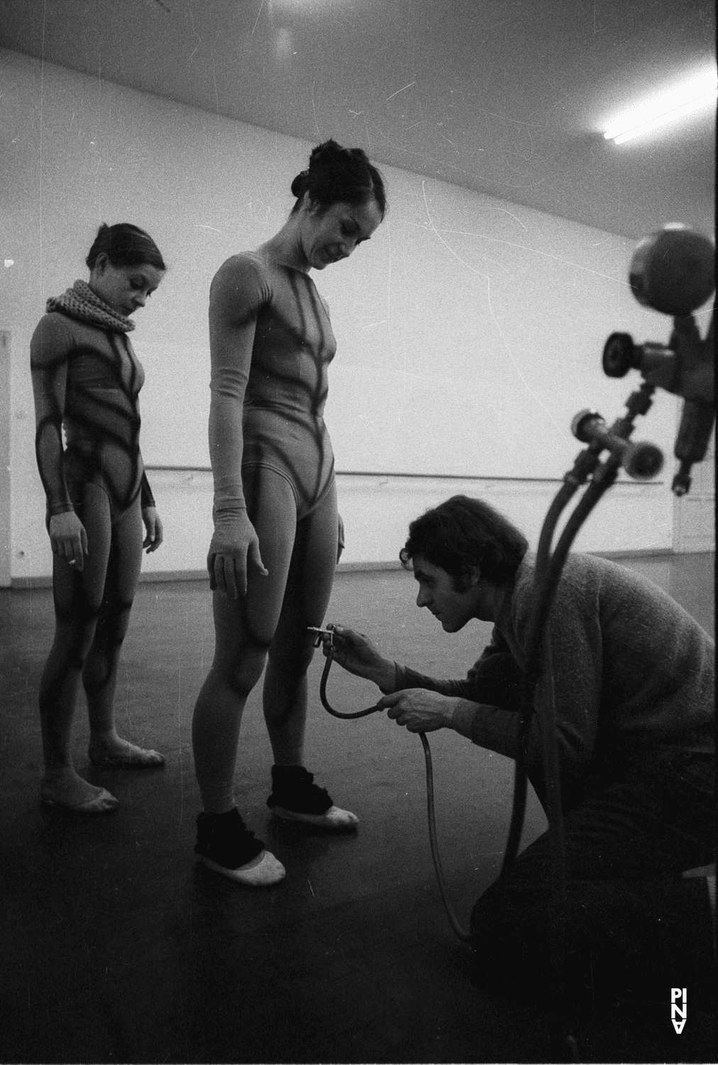 Fridel Deharde, Erika Fabry and Christian Piper in “Nachnull (After Zero)” by Pina Bausch