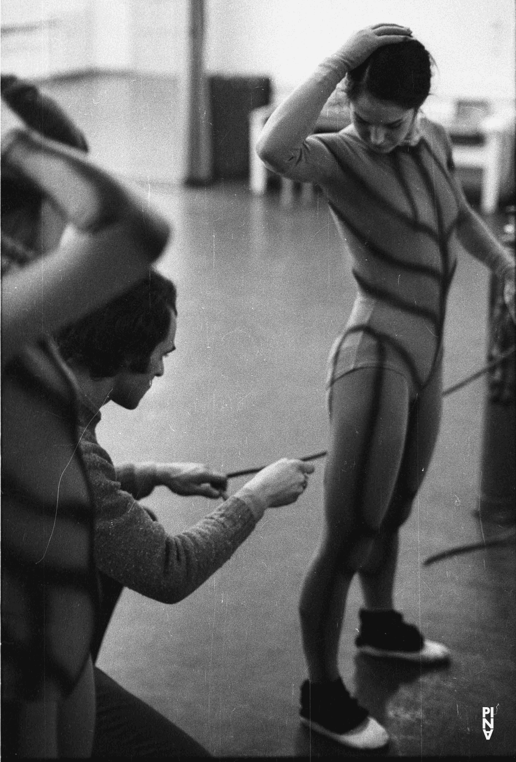 Erika Fabry, Christian Piper and Fridel Deharde in “Nachnull (After Zero)” by Pina Bausch