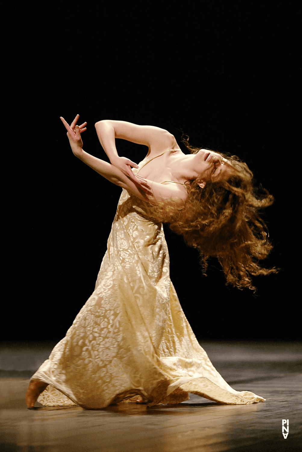 Mélanie Maurin in “Nefés” by Pina Bausch with Tanztheater Wuppertal at Opernhaus Wuppertal (Germany), March 20, 2003