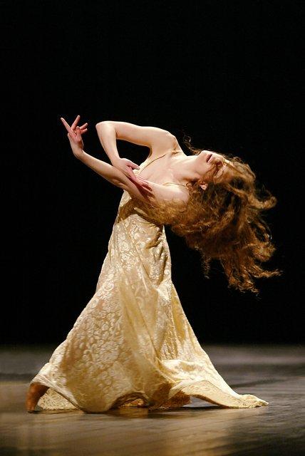 Mélanie Maurin in “Nefés” by Pina Bausch with Tanztheater Wuppertal at Opernhaus Wuppertal (Germany), March 20, 2003