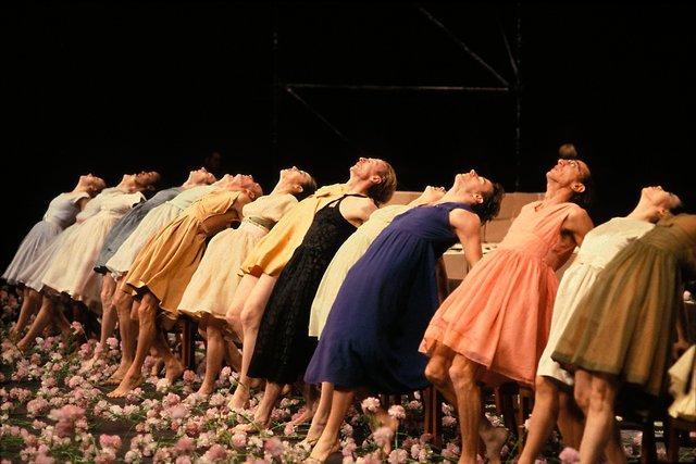 “Nelken (Carnations)” by Pina Bausch with Tanztheater Wuppertal at Théâtre de la Ville Paris (France), May 26, 1990