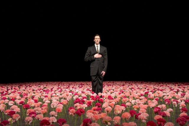 Scott Jennings in “Nelken (Carnations)” by Pina Bausch with Tanztheater Wuppertal at Opernhaus Wuppertal (Germany), Jan. 28, 2015
