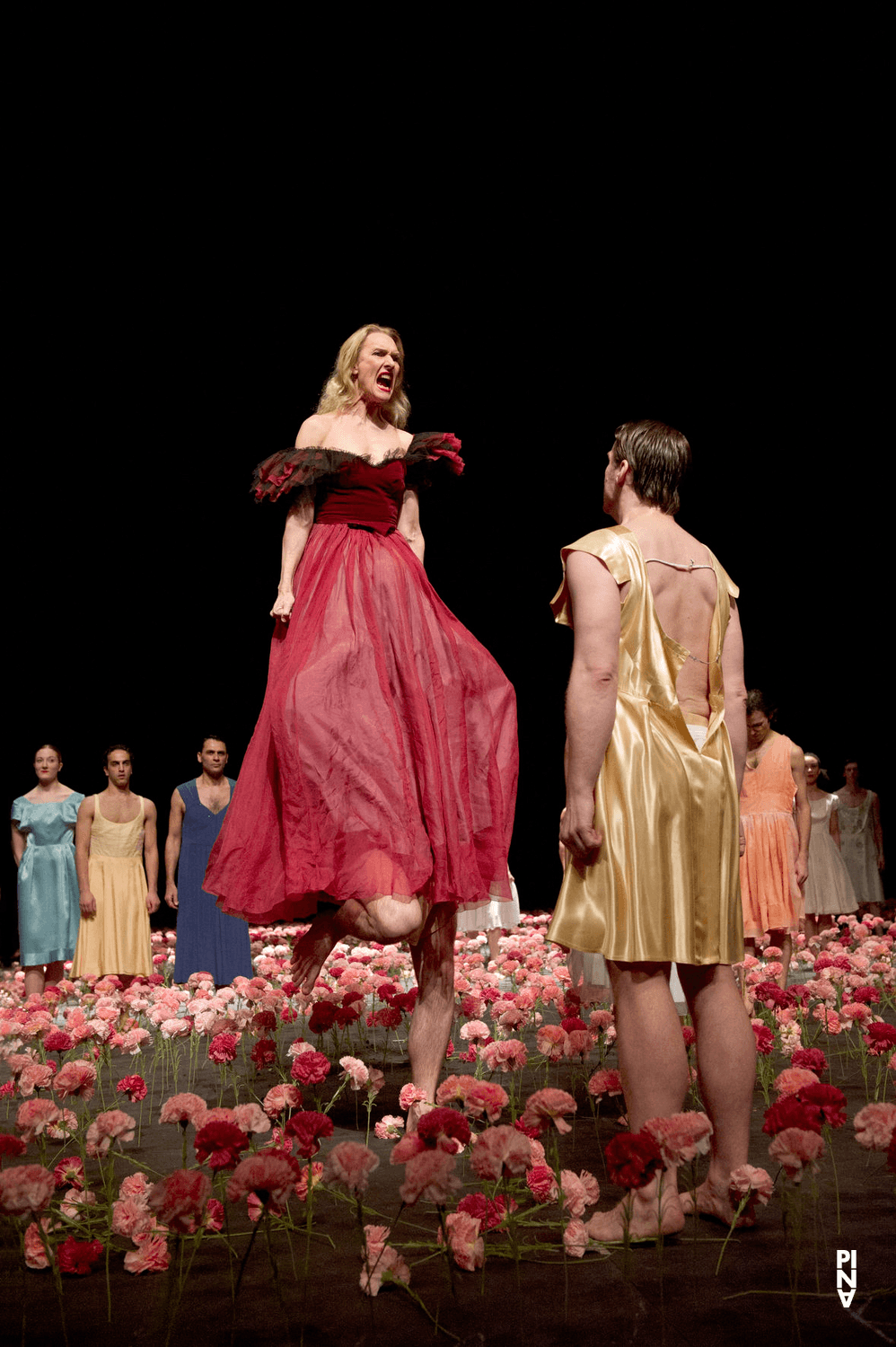 “Nelken (Carnations)” by Pina Bausch with Tanztheater Wuppertal at Opernhaus Wuppertal (Germany), Jan. 28, 2015