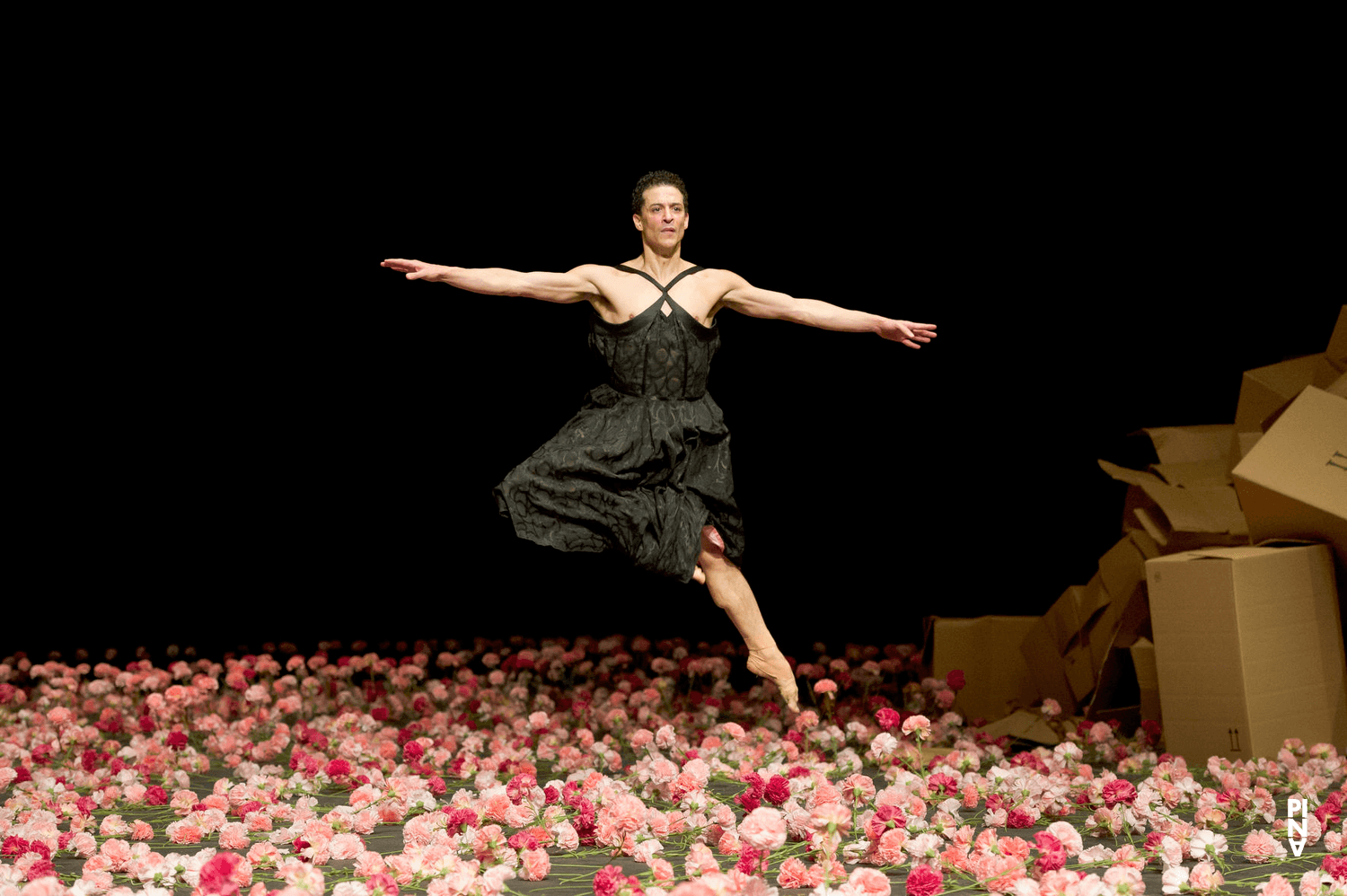 Fernando Suels Mendoza in “Nelken (Carnations)” by Pina Bausch with Tanztheater Wuppertal at Opernhaus Wuppertal (Germany), Jan. 28, 2015