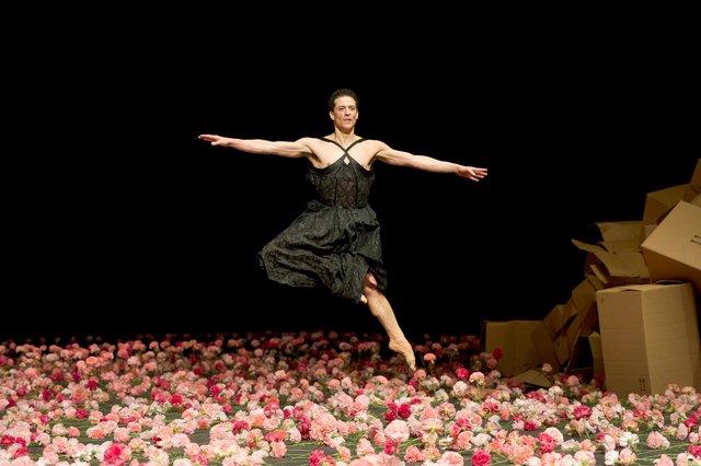 Fernando Suels Mendoza in “Nelken (Carnations)” by Pina Bausch with Tanztheater Wuppertal at Opernhaus Wuppertal (Germany), Jan. 28, 2015
