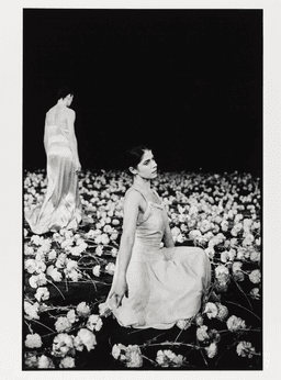 Bénédicte Billiet und Anne Marie Benati in „Nelken“ von Pina Bausch | Foto: Guy Delahaye