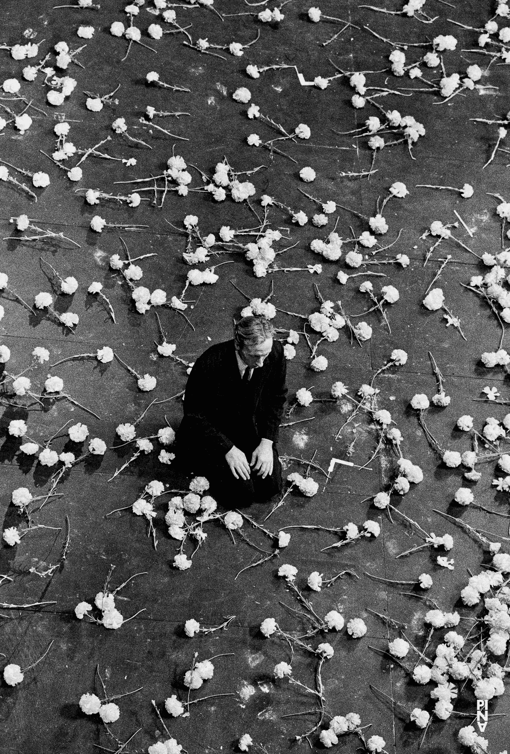 Dominique Mercy in “Nelken (Carnations)” by Pina Bausch