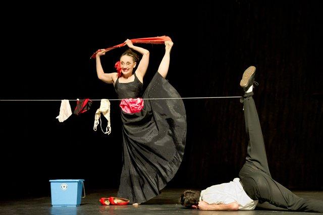 Nazareth Panadero dans « Nur Du » de Pina Bausch avec Tanztheater Wuppertal à l'Opernhaus Wuppertal (Allemagne), 17 mai 2012