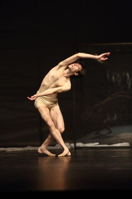 Pablo Aran Gimeno in “Orpheus und Eurydike” by Pina Bausch with Tanztheater Wuppertal at Opernhaus Wuppertal (Germany), April 3, 2022