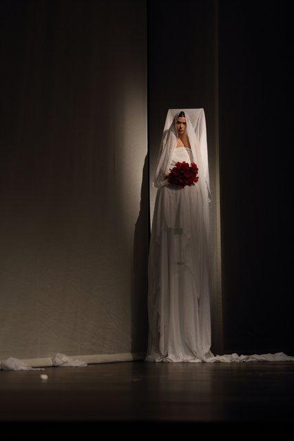 Luiza Braz Batista in “Orpheus und Eurydike” by Pina Bausch with Tanztheater Wuppertal at Opernhaus Wuppertal (Germany), April 3, 2022