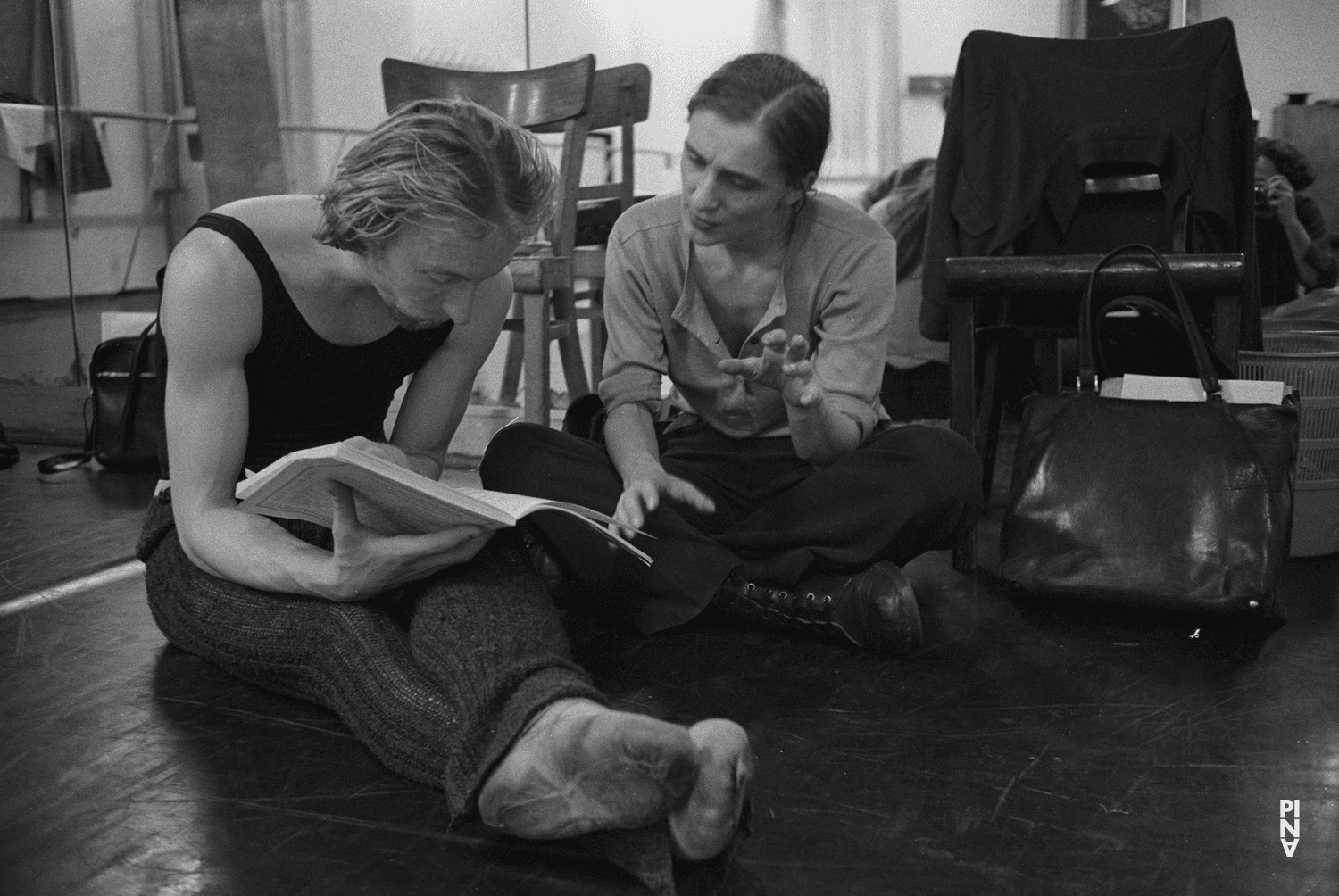 Dominique Mercy und Pina Bausch in „Orpheus und Eurydike“ von Pina Bausch