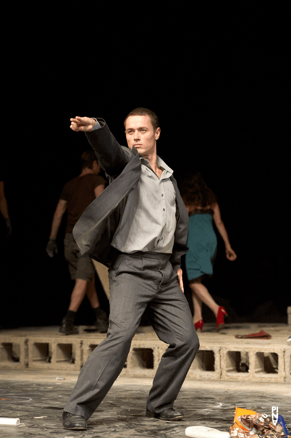 Paul White in “Palermo Palermo” by Pina Bausch with Tanztheater Wuppertal at Opernhaus Wuppertal (Germany), Sept. 4, 2013