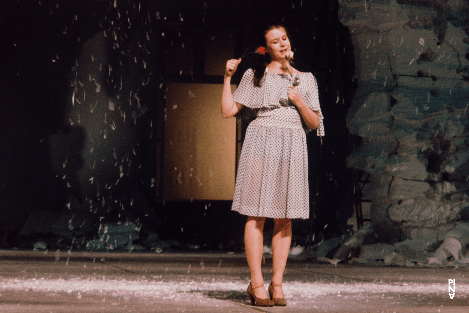 Josephine Ann Endicott in “Renate wandert aus (Renate Emigrates)” by Pina Bausch, Dec. 29, 1977