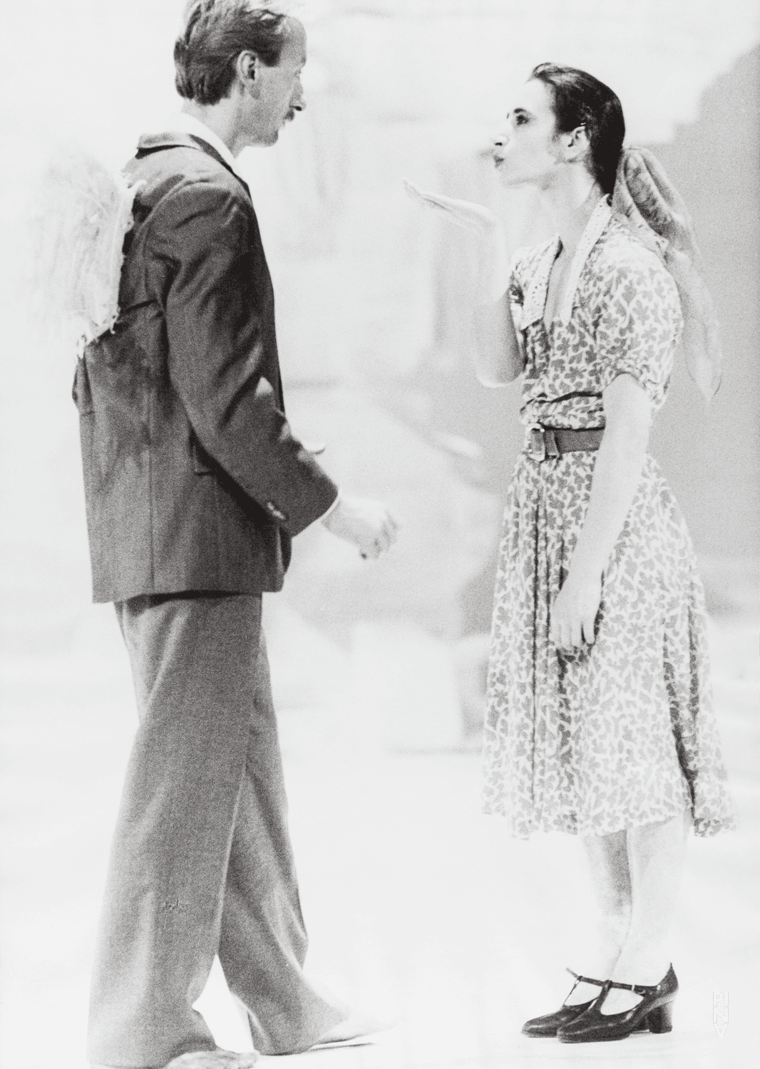 Beatrice Libonati and Dominique Mercy in “Renate wandert aus (Renate Emigrates)” by Pina Bausch