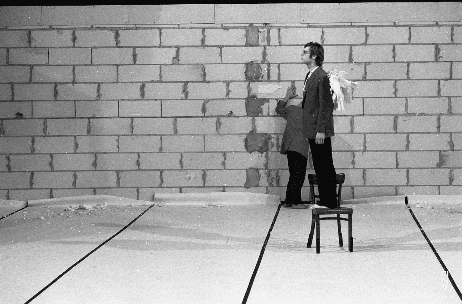 Ed Kortlandt in “Renate wandert aus (Renate Emigrates)” by Pina Bausch at Lichtburg Wuppertal, season 1977/78