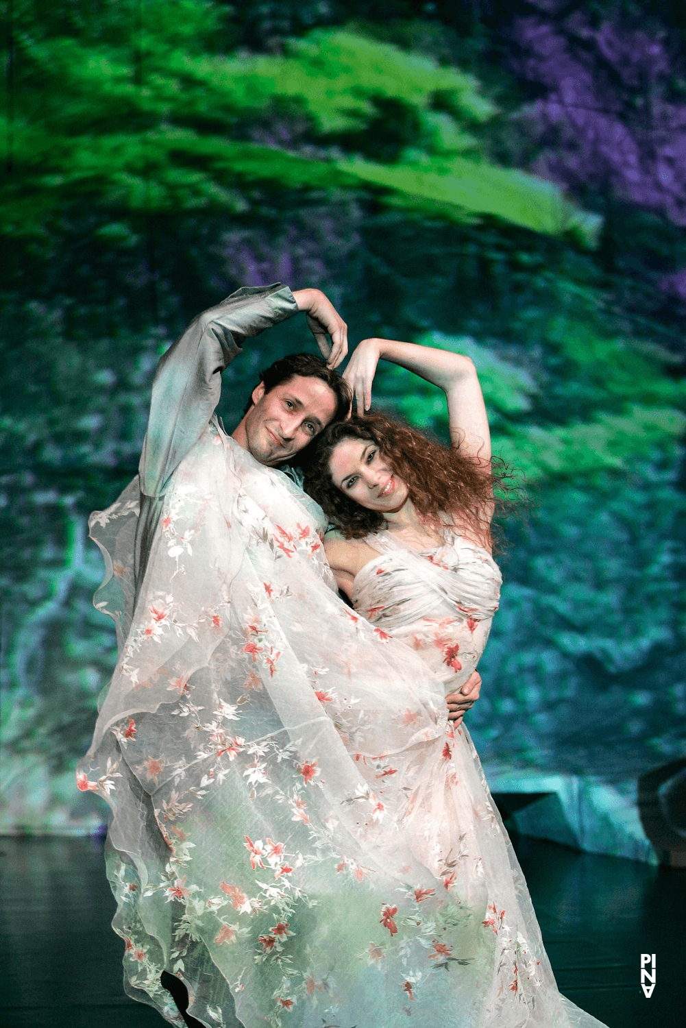 Franko Schmidt and Mélanie Maurin in “Rough Cut” by Pina Bausch with Tanztheater Wuppertal at Schauspielhaus Wuppertal (Germany), April 14, 2005