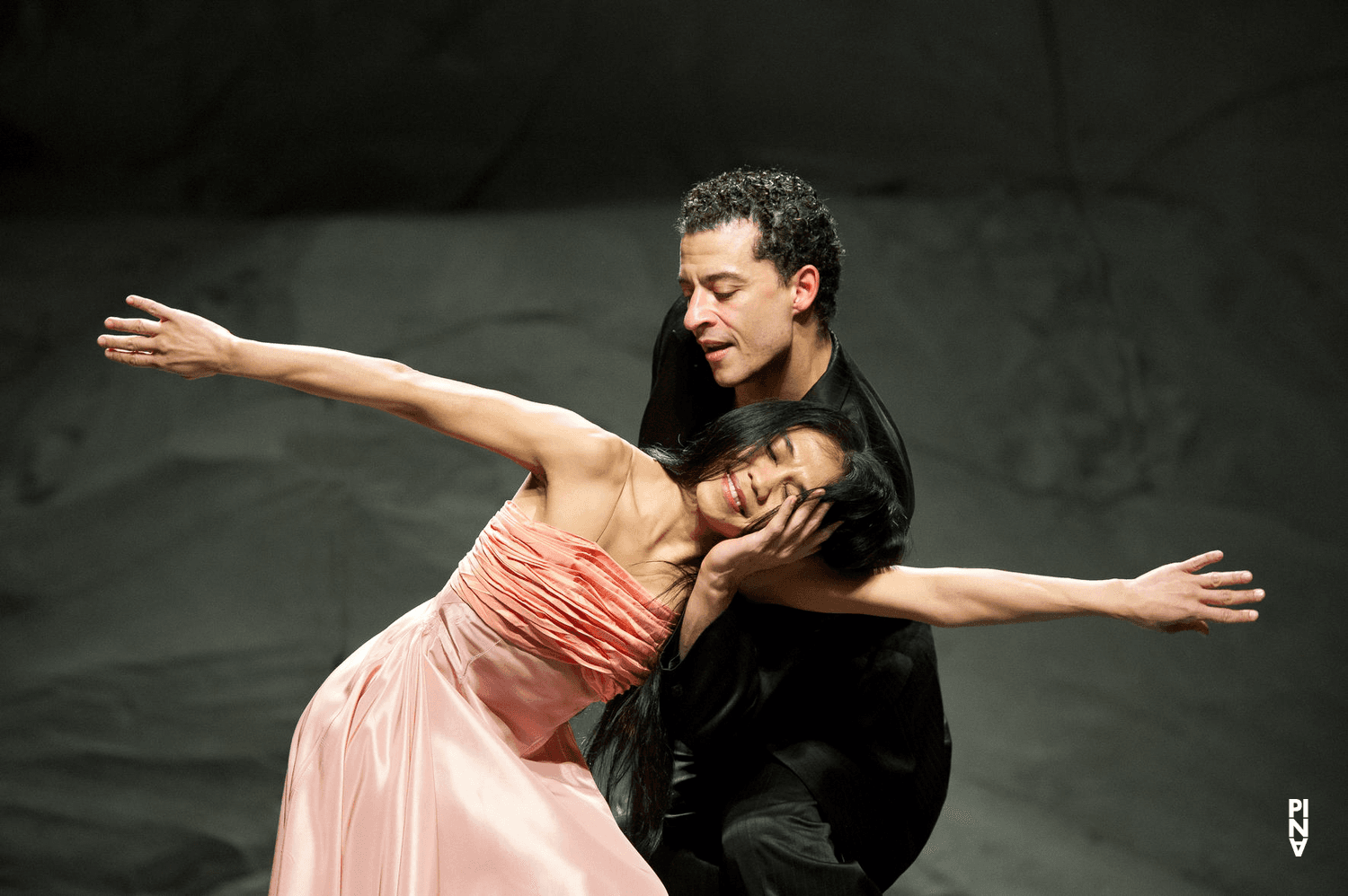 Ditta Miranda Jasjfi and Fernando Suels Mendoza in “Rough Cut” by Pina Bausch with Tanztheater Wuppertal at Opernhaus Wuppertal (Germany), Jan. 31, 2013