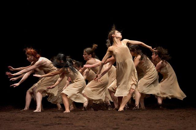 “The Rite of Spring” by Pina Bausch with Tanztheater Wuppertal at Opernhaus Wuppertal (Germany), Oct. 5, 2011