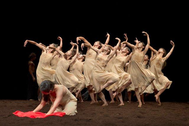 “The Rite of Spring” by Pina Bausch with Tanztheater Wuppertal at Opernhaus Wuppertal (Germany), Oct. 5, 2011