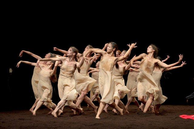 “The Rite of Spring” by Pina Bausch with Tanztheater Wuppertal at Opernhaus Wuppertal (Germany), Oct. 5, 2011