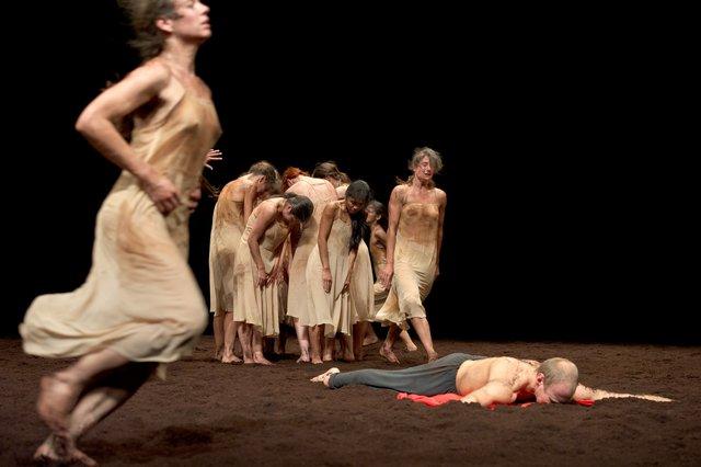 “The Rite of Spring” by Pina Bausch with Tanztheater Wuppertal at Opernhaus Wuppertal (Germany), Oct. 5, 2011