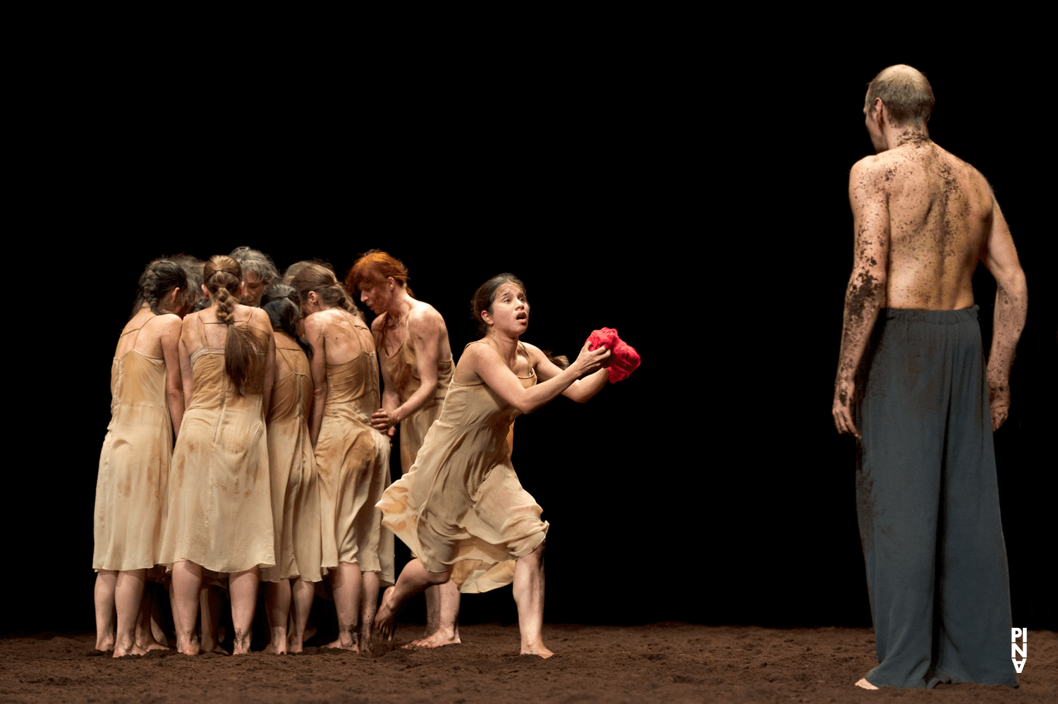 “The Rite of Spring” by Pina Bausch with Tanztheater Wuppertal at Opernhaus Wuppertal (Germany), Oct. 5, 2011