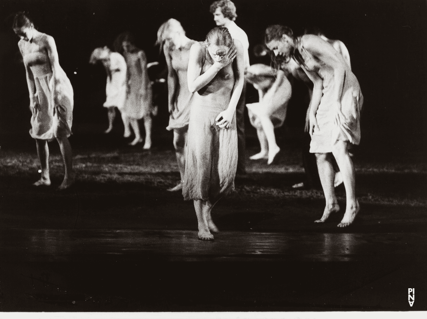 Tjitske Broersma, Marlis Alt and Jan Minařík in “The Rite of Spring” by Pina Bausch