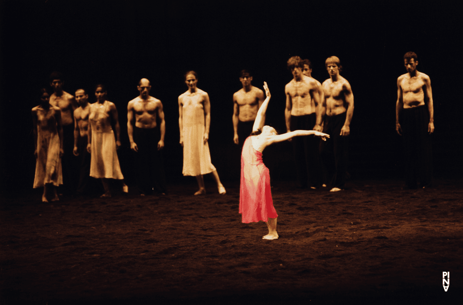 Ditta Miranda Jasjfi in “The Rite of Spring” by Pina Bausch at Jahrhunderthalle Bochum, season 2002/03