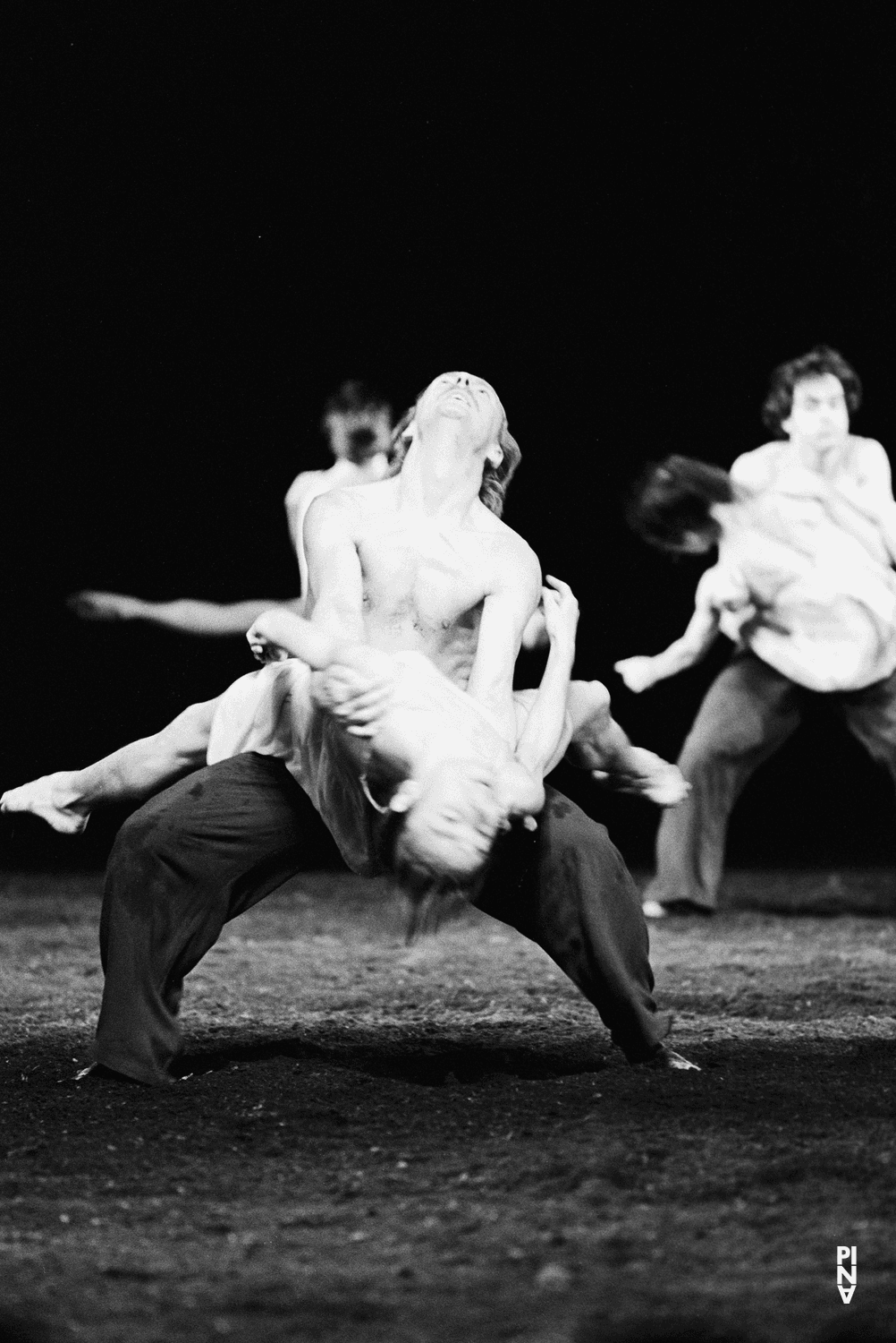 Dominique Mercy in “The Rite of Spring” by Pina Bausch at Opernhaus Wuppertal, season 1981/82