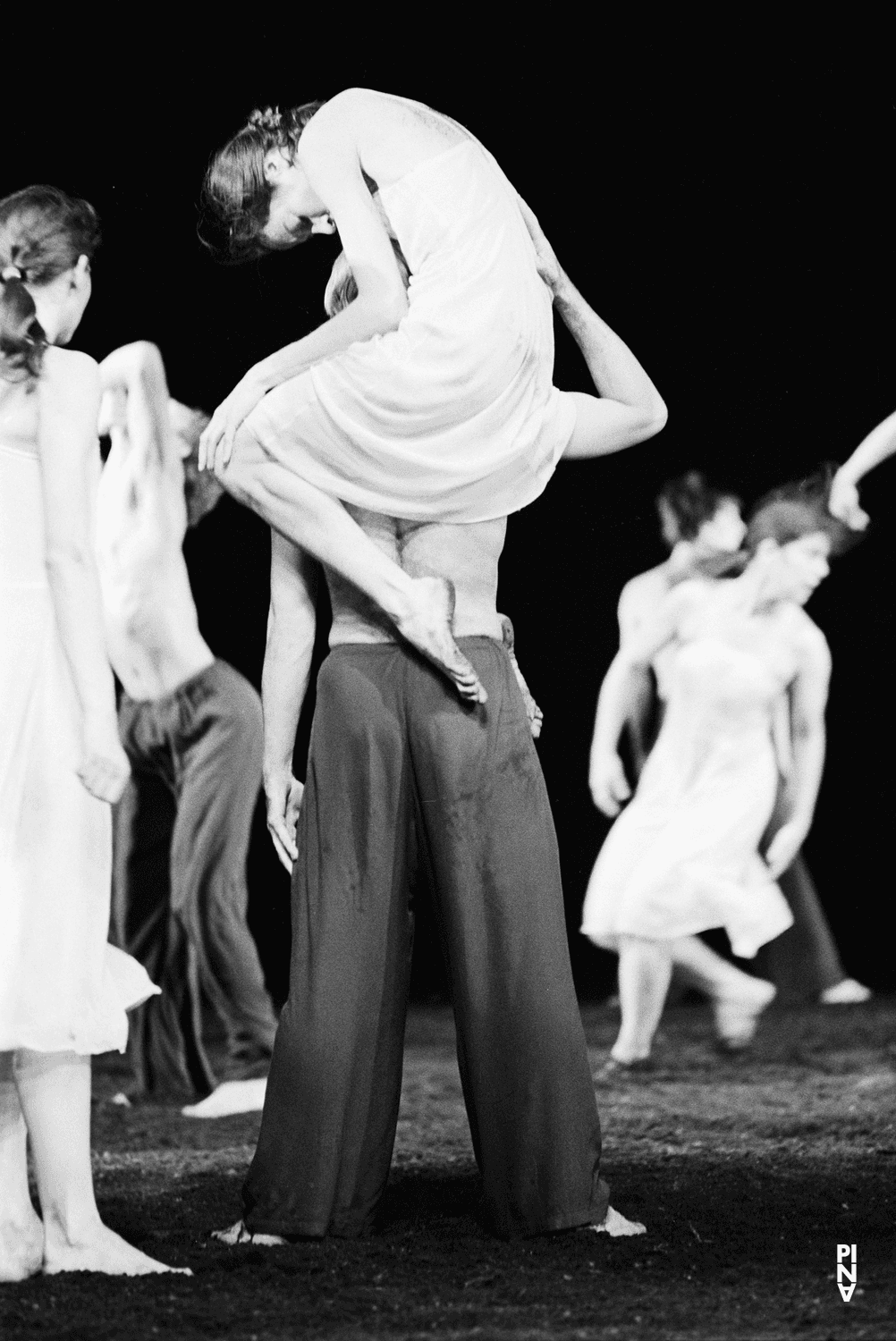 Anne Martin in “The Rite of Spring” by Pina Bausch at Opernhaus Wuppertal, season 1981/82