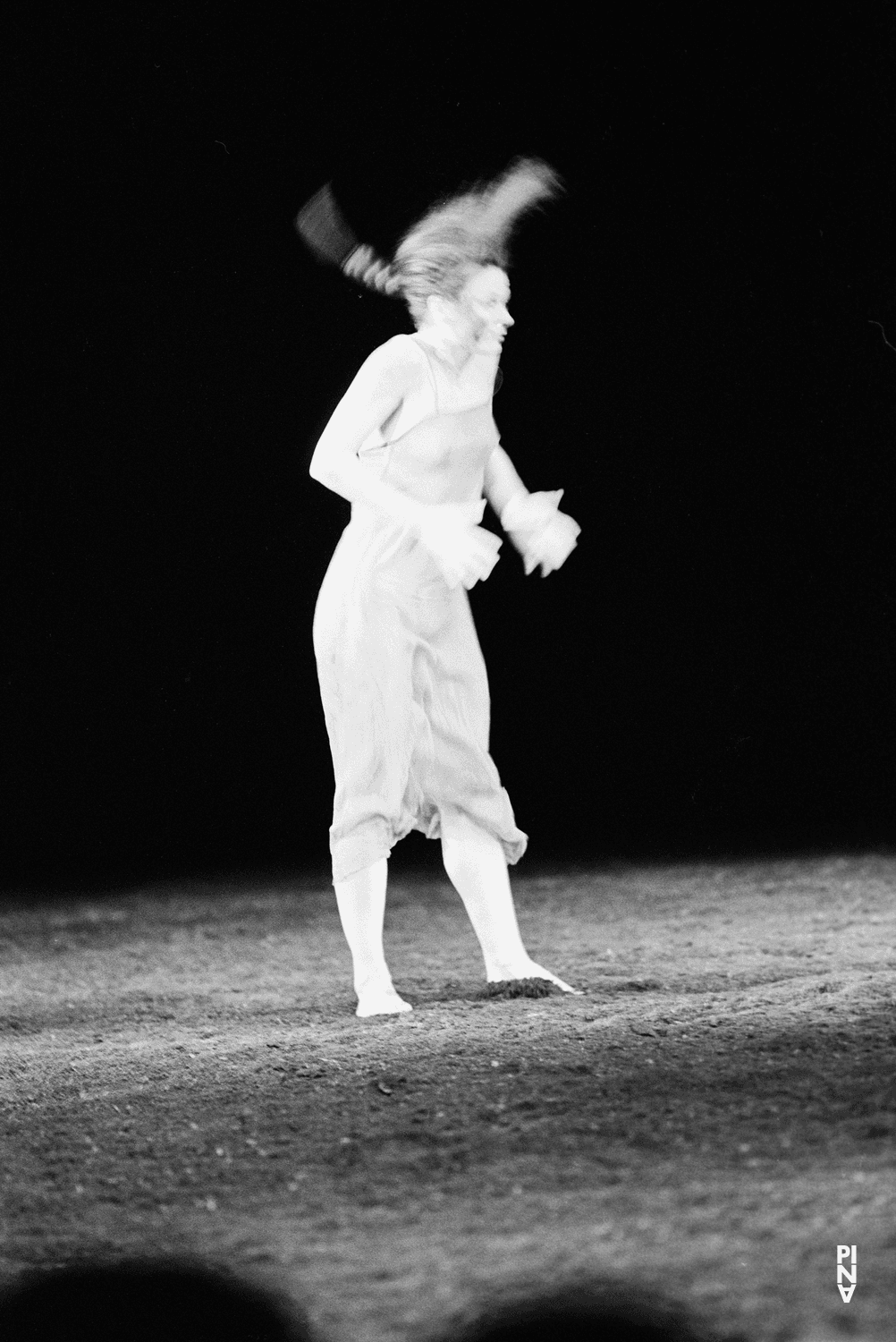 Malou Airaudo in “The Rite of Spring” by Pina Bausch at Opernhaus Wuppertal, season 1981/82