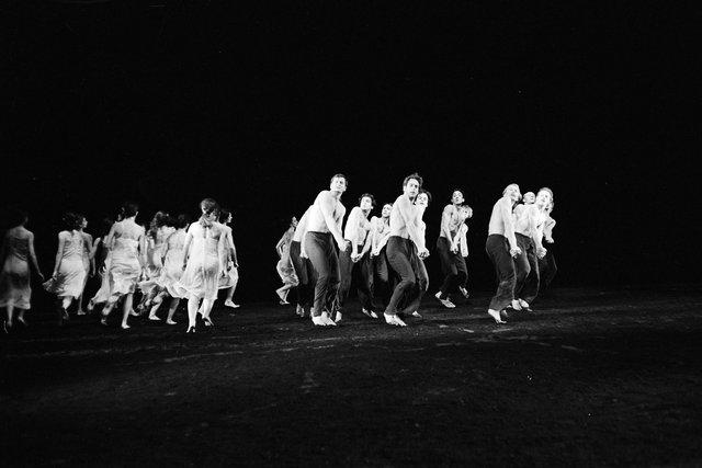 “The Rite of Spring” by Pina Bausch at Opernhaus Wuppertal, season 1981/82