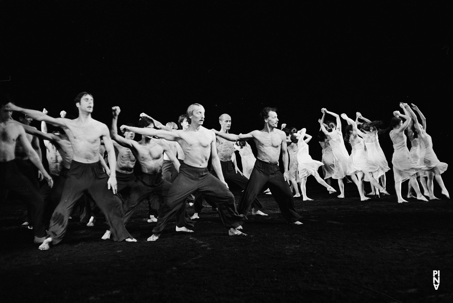 “The Rite of Spring” by Pina Bausch at Opernhaus Wuppertal, season 1981/82